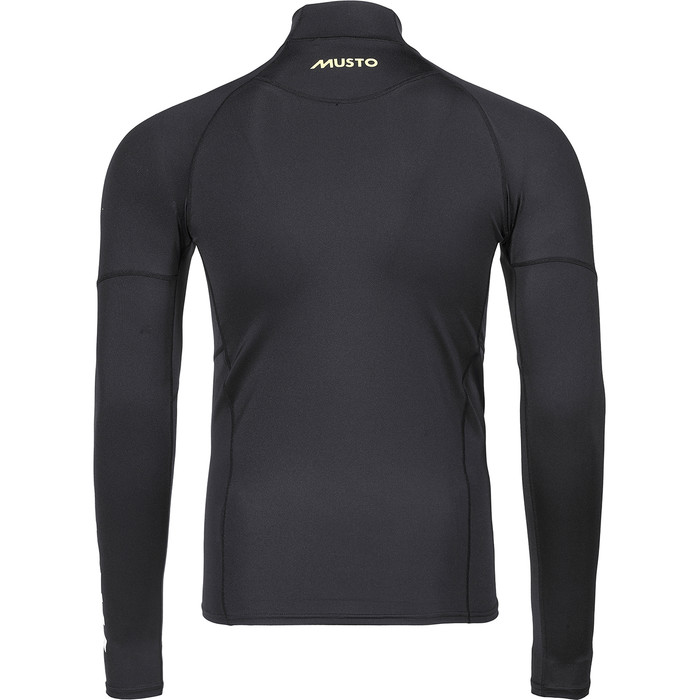 2024 Musto Champ Langarm Rash Rash Vest 82091 - Schwarz